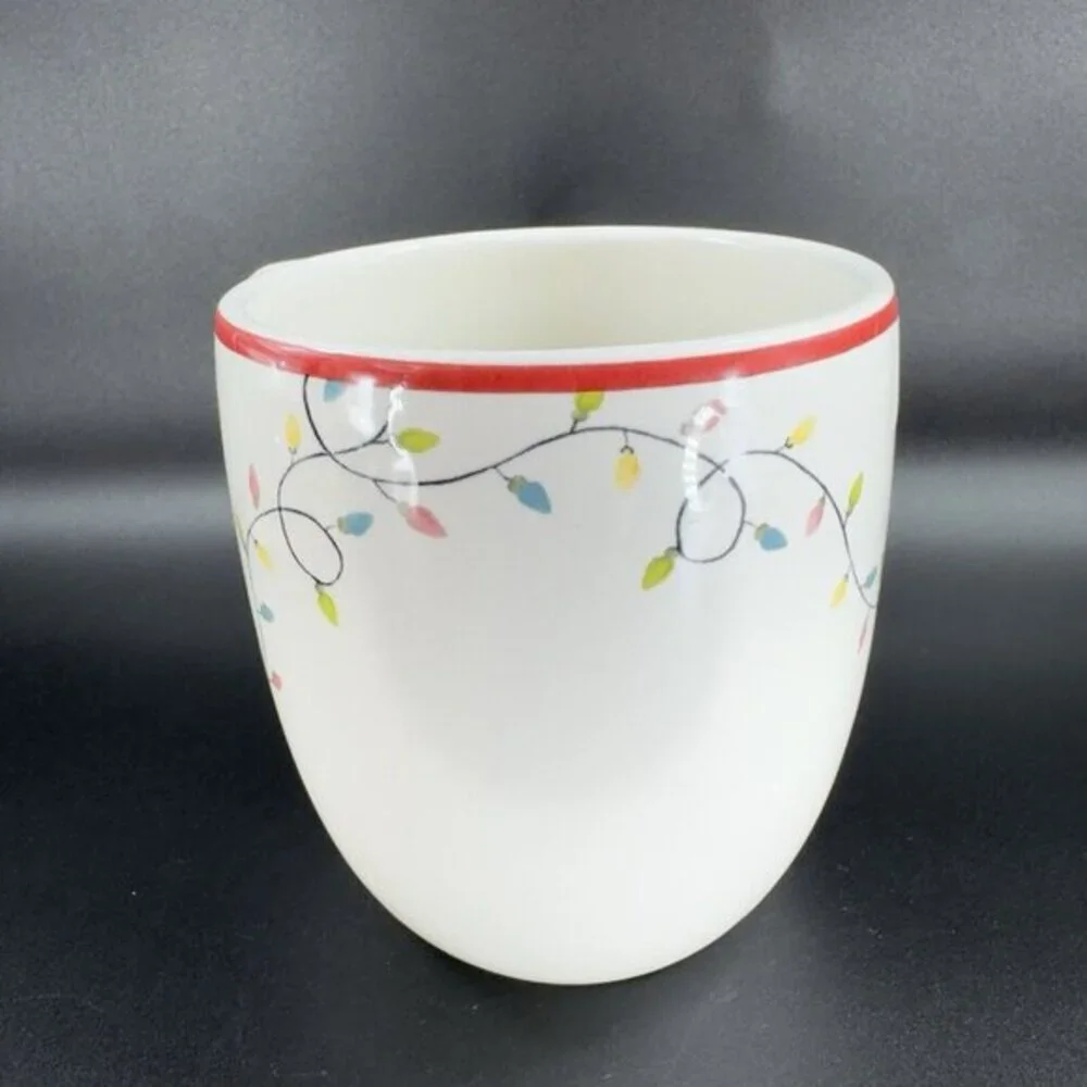 Pottery Barn FOREST GNOME MUG Holiday Christmas 22oz‎ Coffee Mug Ceramic Single